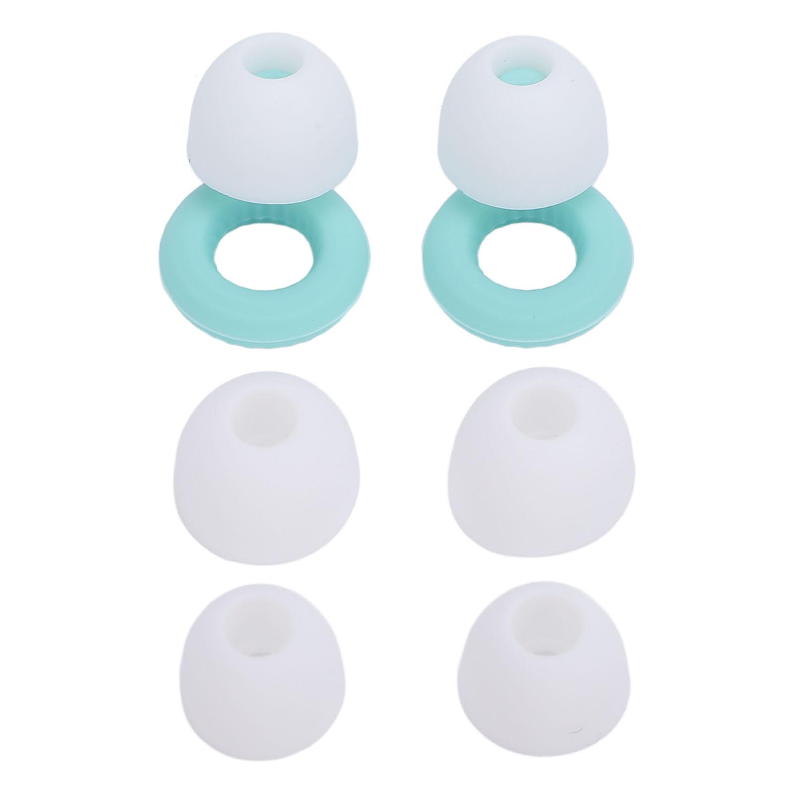 

2 Pair Silicone Earplugs for Sleeping Noise Cancelling Washable Noise Reducing Ear Plugs with Ear