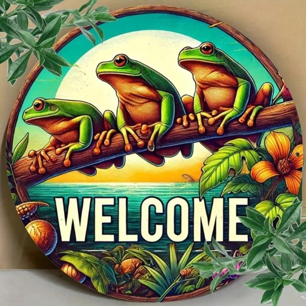 Premium Tin Wall Art for Bedroom Bar Decor Easy Hang Durable Metal