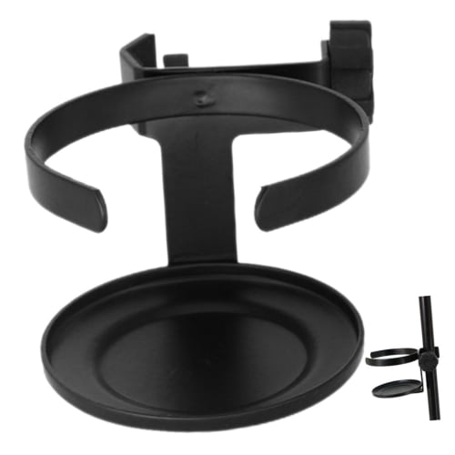 Vaguelly Music Stand Water Cup Holder, Microphone Stand, Cup Holder, Tumbler Cup Cradle, Cup Holder Stand, Metal, Black