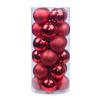 24Pcs/set 3cm Christmas Tree Ball Baubles Colorful Xmas Party Christmas Decorations Perfect Wedding Hanging Ball Wreath Ornament