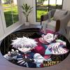 Hunter X Hunter Round Area Rug Carpet Rug For Living Room Bedroom Sofa Playroom Decor Nonslip Floor Mat