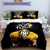 3pcs Tour de France Bedding Set Duvet Cover Closure Includes 1 Duvet Cover & 2 Pillowcases, Soft and Comfortable for All Seasons.
