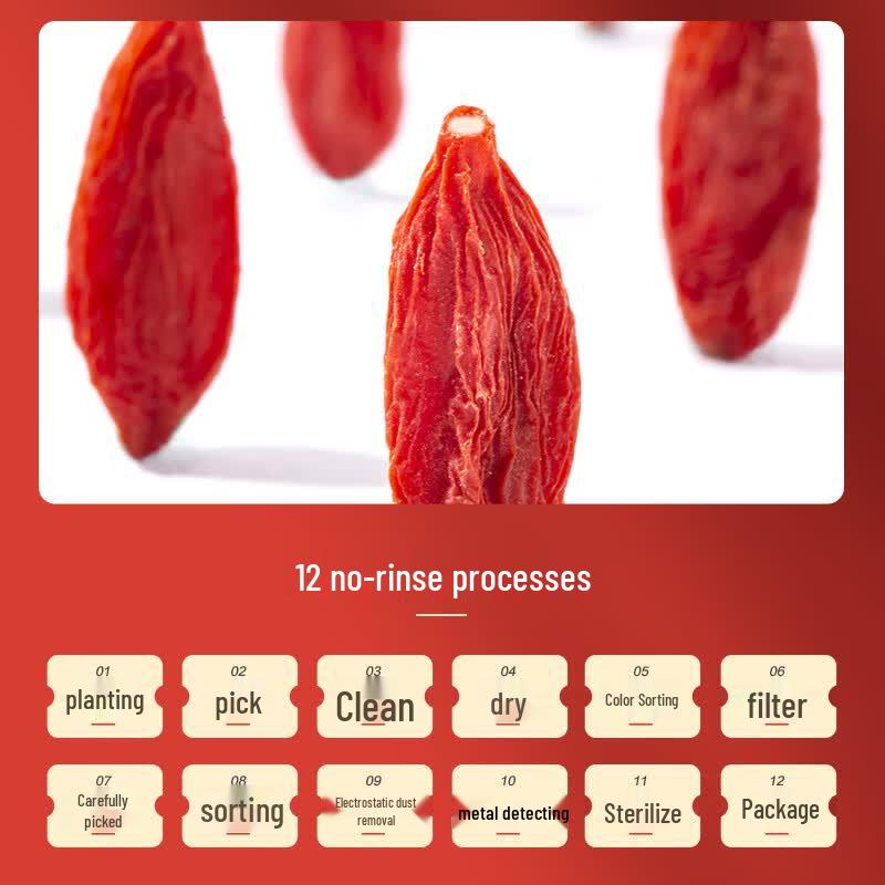 NINGANPU Sulfur-Free Premium First Harvest Ningxia Goji Berries