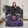 Dragon Age The Veilguard Lucanis Dellamorte Decken Fleece Lustige Warme Überwurfdecken für Zuhause Alle Jahreszeiten Outdoor