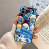 Cartoon T-The S-Smurfs-TS Anime Phone Case For Samsung S25,S24,S21,S22,S23,S30,Ultra,S20,Plus,Fe,Lite,Note,10,Black Cover