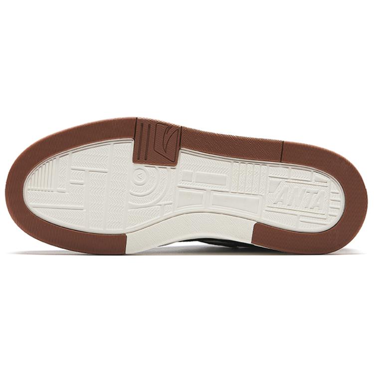 Anta Street Fun Lite Comfortable Casual Wear Durable Breathable Low-Top Skate Shoes Women Sneaker White Black 122438052-3