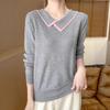 Women's Doll Collar Honeycomb Knit Sweater - Soft, Versatile, and Stylish Autumn/Winter Outerwear.
