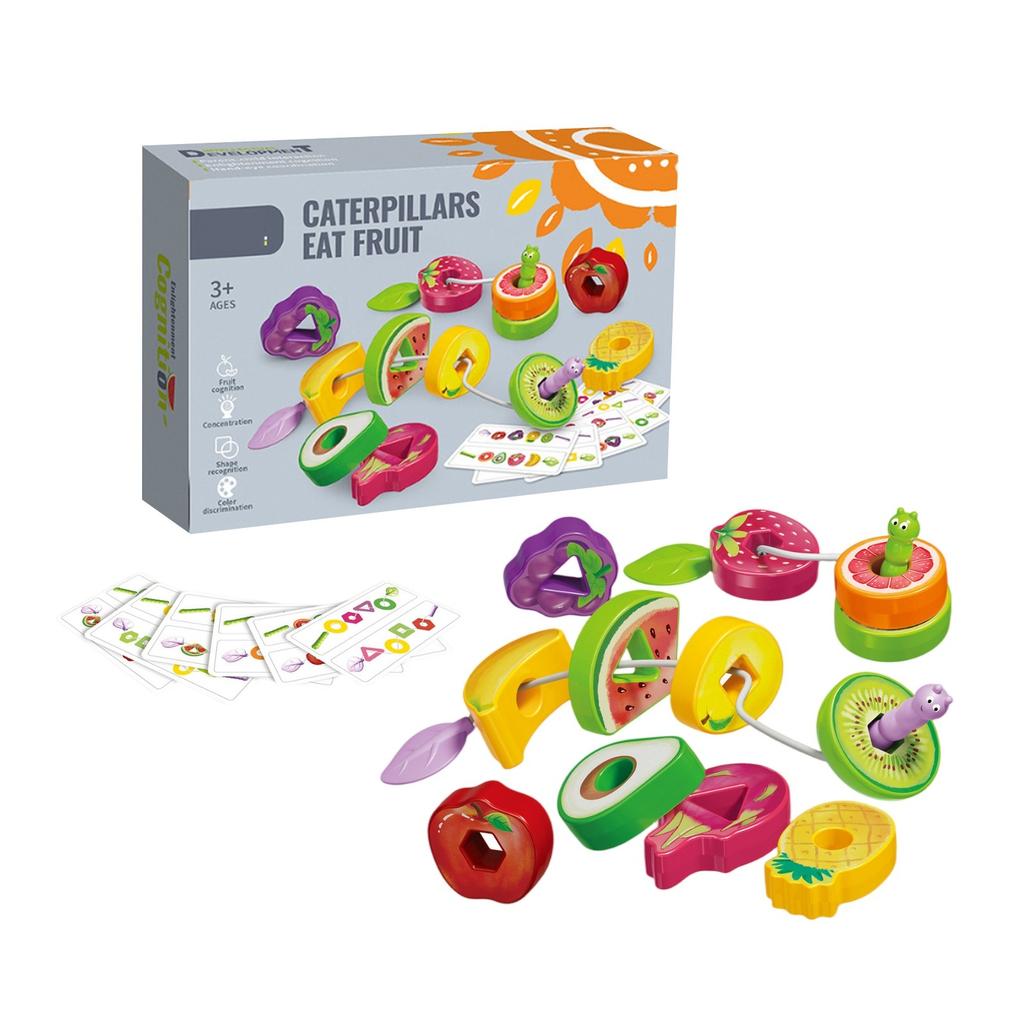 Fruit Skewers, Gluttworm Games, Children'S Educational Aids, Tabletop Interaction, Logical Thinking Games, Toys For Education