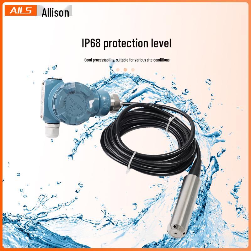 Explosion-Proof Submersible Liquid Level Transmitter and Gauge for Water Level Control