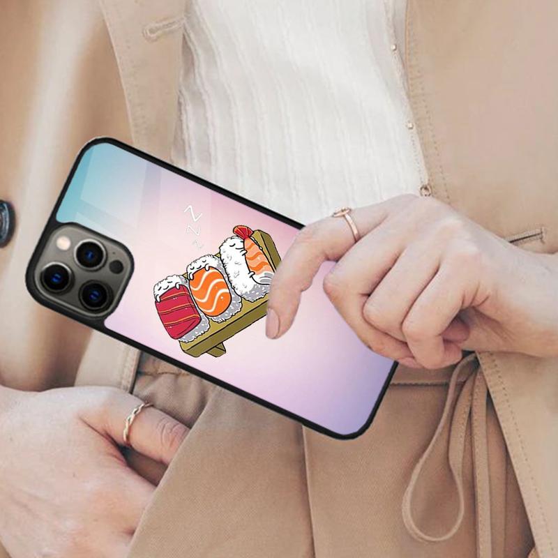 Food coffee Sushi Magnetic Phone Case For APPLE iPhone 17 Air 16 14 13 12 Pro Max 15 Plus Wireless Charge With MagSafe Cover