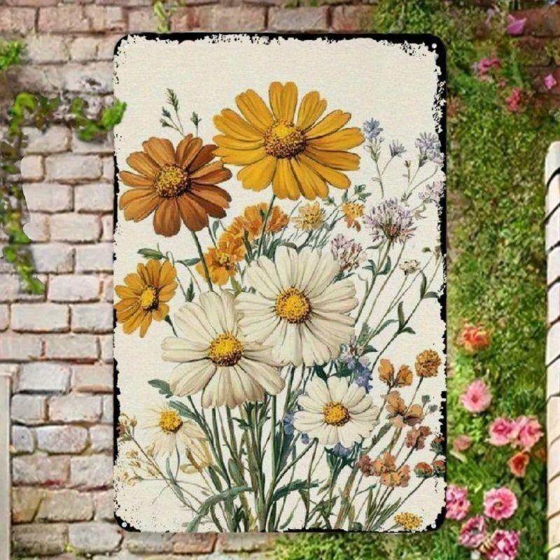 Vintage Metalen Blik Wandposter Bord 20x30cm