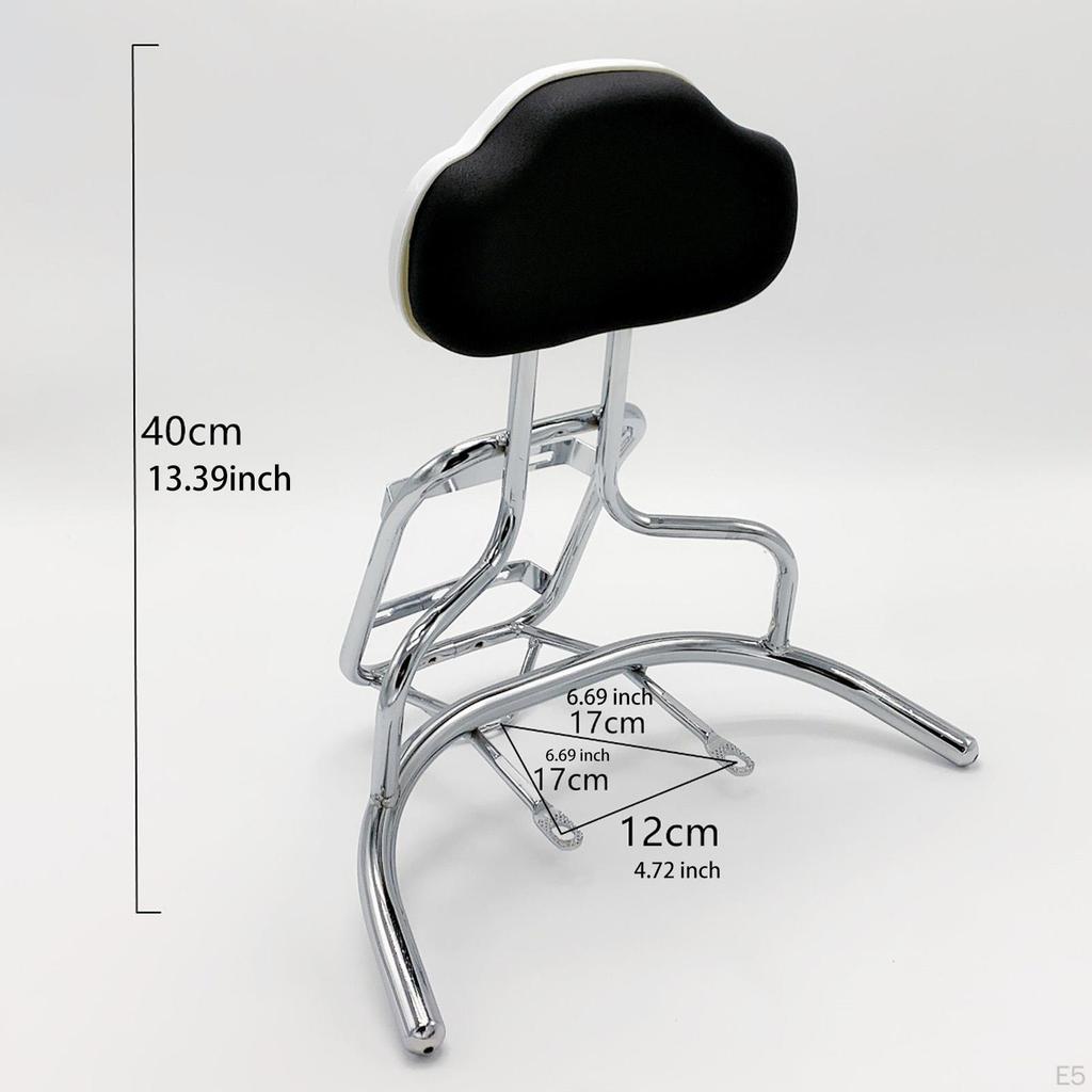Backrest Rear Back Pad Luggage Carrier Bracket Rack Motorcycle Accessories