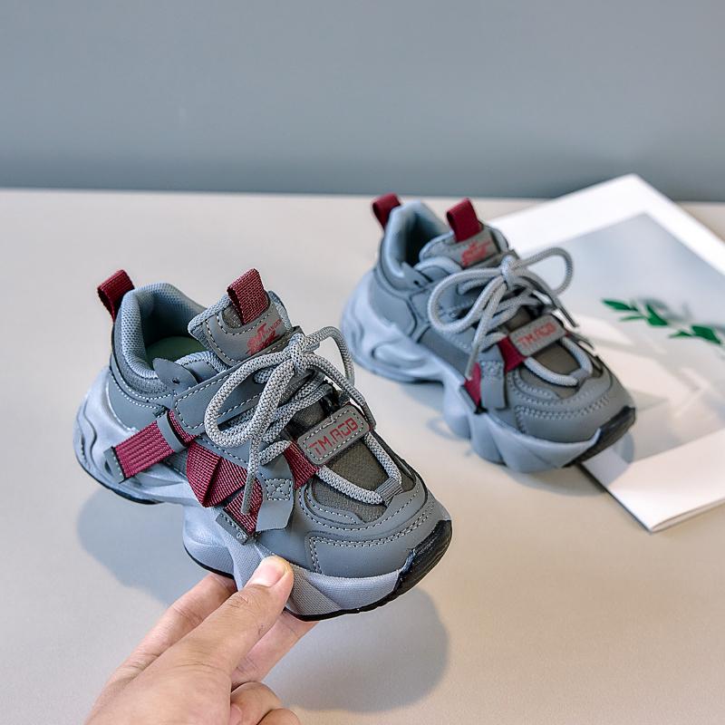 Kinder Freizeitschuhe Dicke Weiche Sohle Kinder Sneaker Rutschfest Hübsch Neue Mode Kinder Laufschuhe Mesh Atmungsaktiv