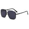 Trendy Metal Double Bridge Square Sunglasses for Men & Women