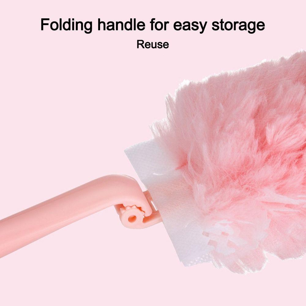Electrostatic Adsorption Feather Duster Adjustable Cabinet Cleaning Gap Duster