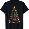 Merry Christmas Just A Girl Who Loves Christmas Tree Xmas T-Shirt