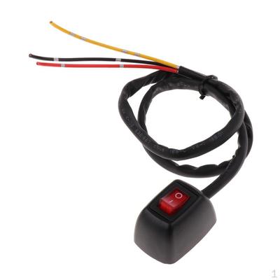 12V 10A Car Sticky Push Button Switch ON/OFF Control Ship Type
