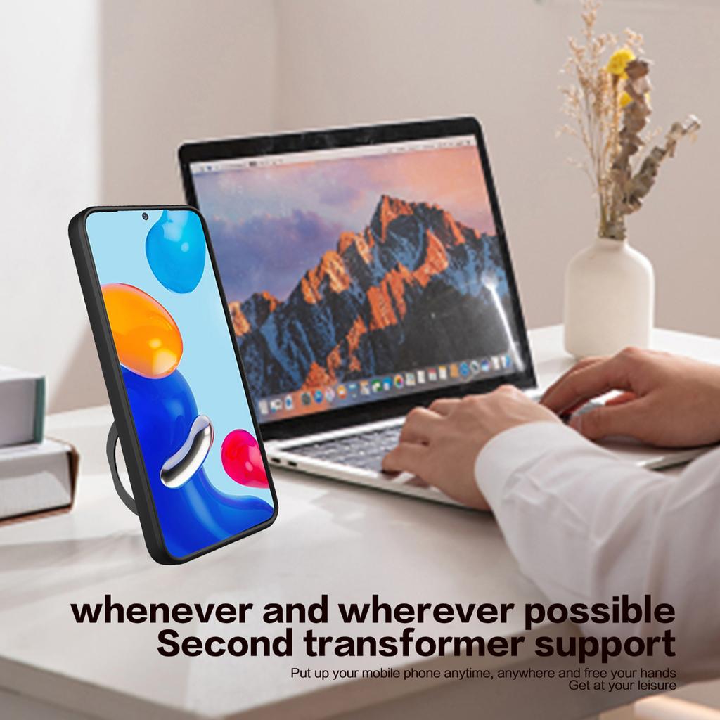 For Xiaomi Redmi Note 11 Pro 4G (MediaTek)/5G (Qualcomm)/Note 11E Pro 5G/Note 11 Pro+ 5G (India) Kickstand TPU PC Phone Case with Slide Lens Cover