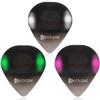 Plastik-Gitarrenplektren mit hochempfindlicher LED-Leuchte Musinstrument Leuchtendes Plektrum Tragbar für Bass- und E-Gitarristen