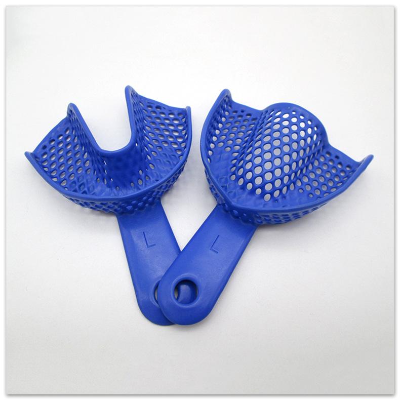Plastic Steel Dental Mold Tray - Disposable Mesh Film Tool