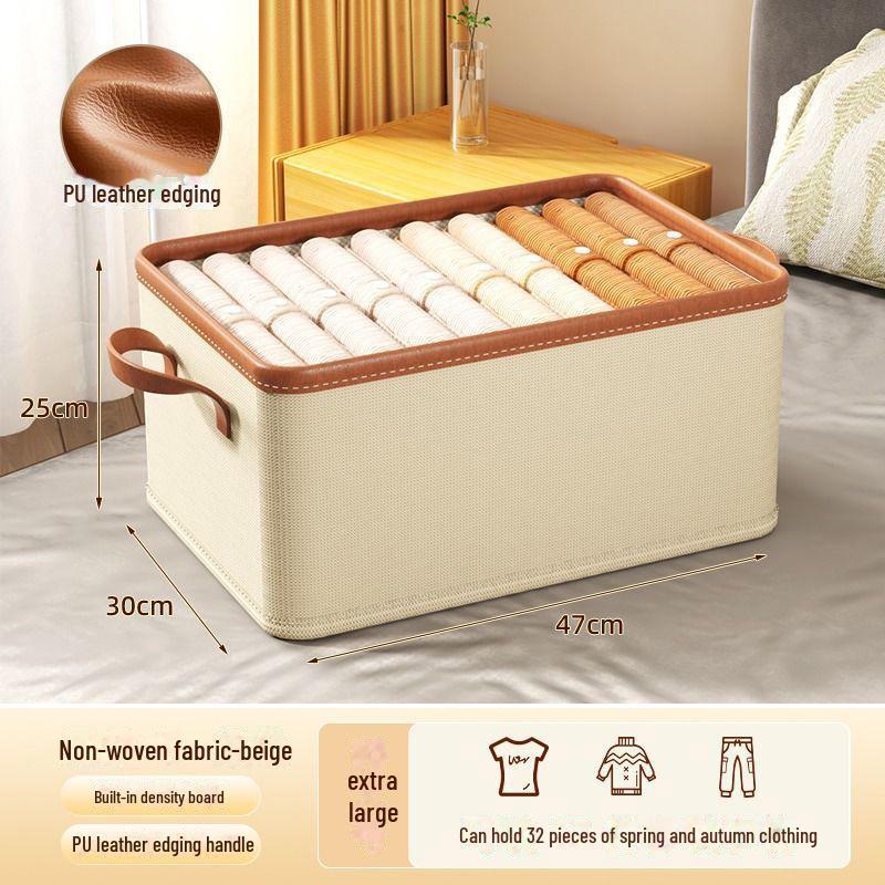 Cutie Mare de Depozitare Haine Pliabilă cu Capac și Sertare