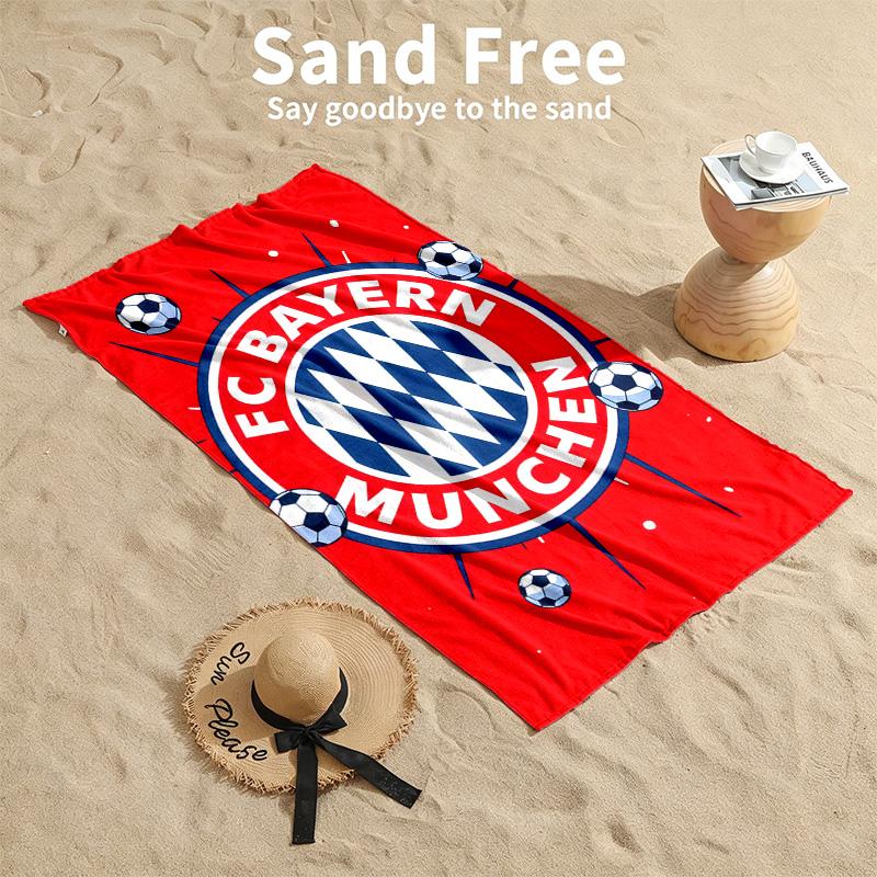 FC Bayern Munchen Beach towels also serve as bath towels summer essential a musthave for the outdoors the beach and the pool