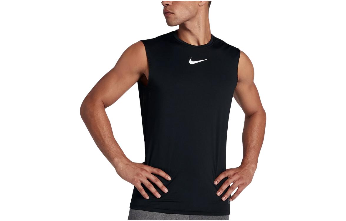 Nike Tank Tops Men s Black Crew Neck Moderate Racerback 838088-010 S