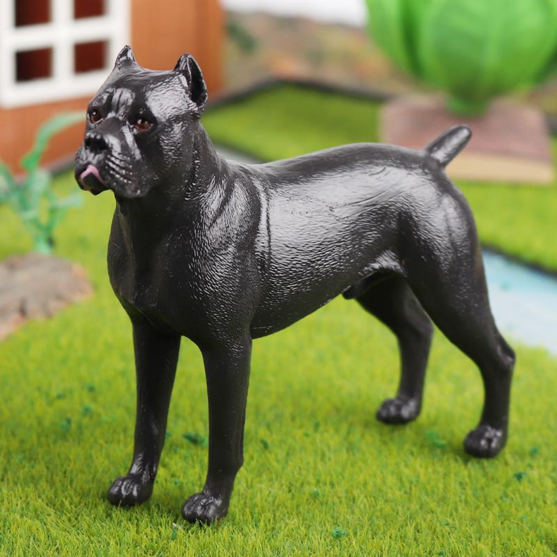 Oenux Dog Animals Model Husky German Shepherd Rottweiler Saint Bernard Action Figure Puppy Figurines PVC Collection Toy Kid Gift