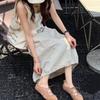 Popular ballet style strap shoes women's summer new flat-bottomed breathable versatile casual shoes