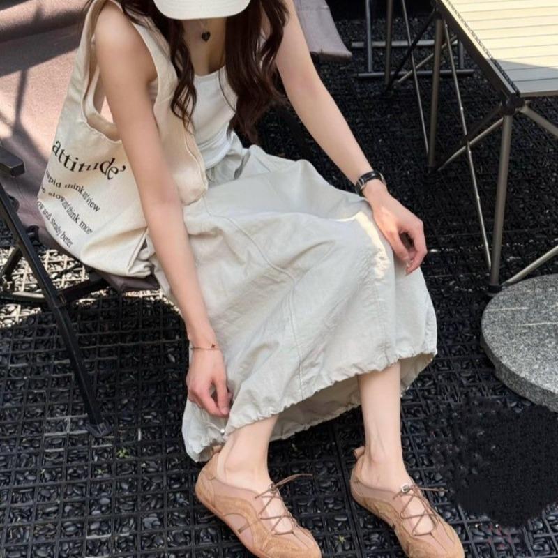 Popular ballet style strap shoes women's summer new flat-bottomed breathable versatile casual shoes