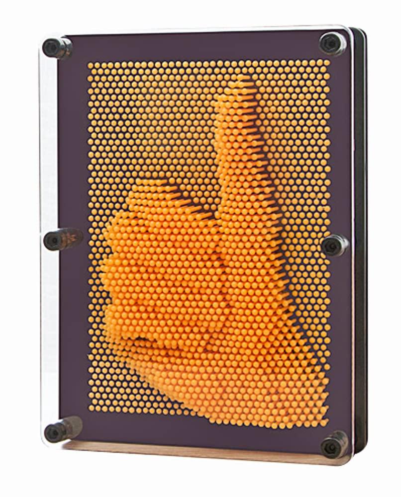 

[ПИН-АРТ большого размера] Легкая, веселая, интересная, практичная 3D-модель руки, 3D-скульптура из иголок для творческих детей. Выберите из 8 цветов (оранжевый)