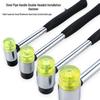 Multi-Functional Double-Headed Rubber Mallet for Home Improvement and Tile Installation.
