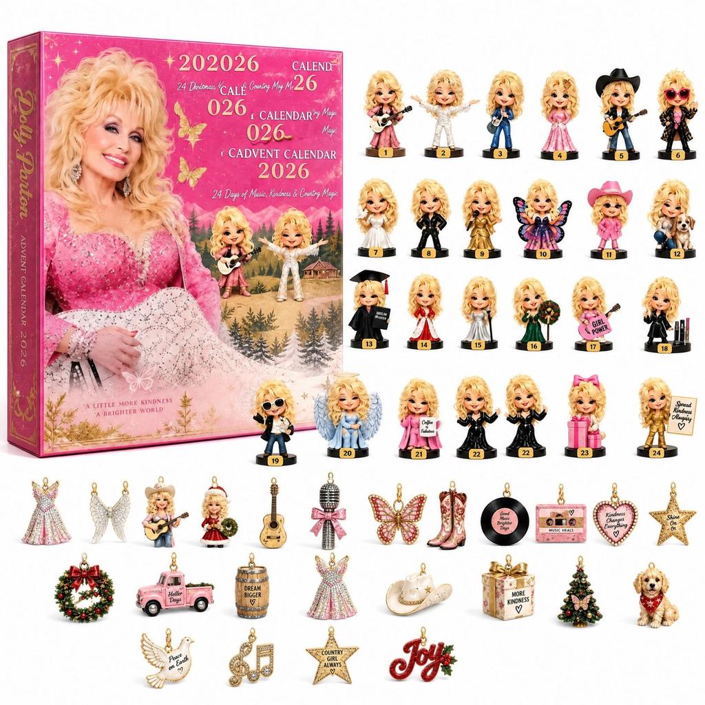 2D Flach - Tag-Feiertag Countdown Set für Weihnachtsfeier Gastgeschenke und Geschenke