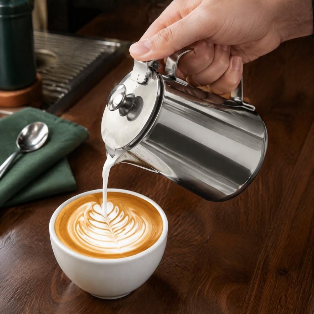 1500ML/51oz Milk Frothing Pitcher 600ML/20oz Coffee Frothing Mug Premium Frothing Pitcher Office