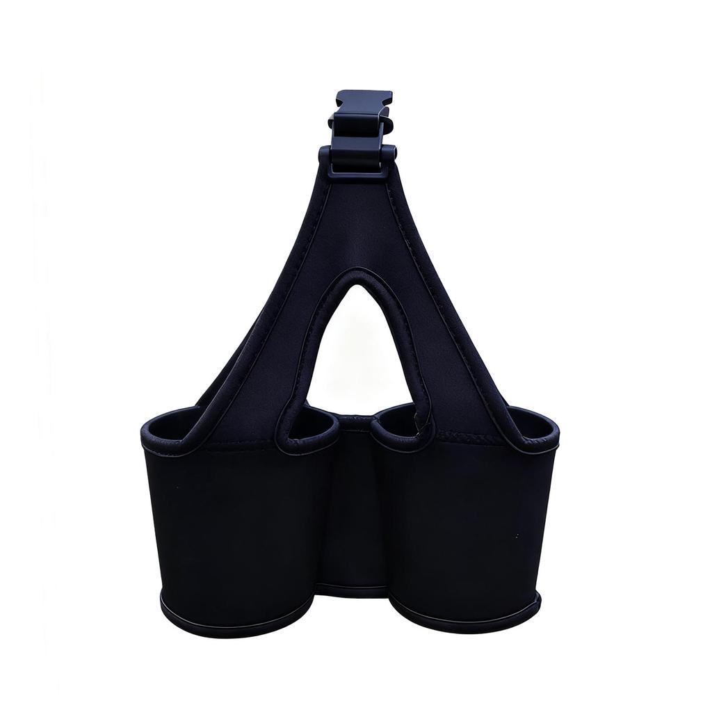 Canvas Double Cup Beverage Holder, Perfect For Coffee And Tea, Sports, Camping, And Outdoor Activities, Hands-free Carrying, Cup Design, Multifunct