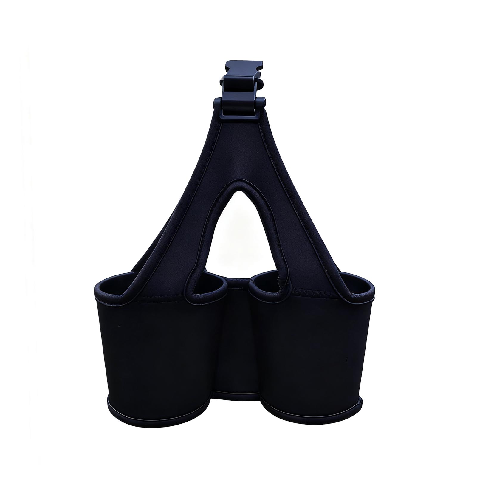 

Canvas Double Cup Beverage Holder, Perfect For Coffee And Tea, Sports, Camping, And Outdoor Activities, Hands-free Carrying, Cup Design, Multifunct One Size чёрный