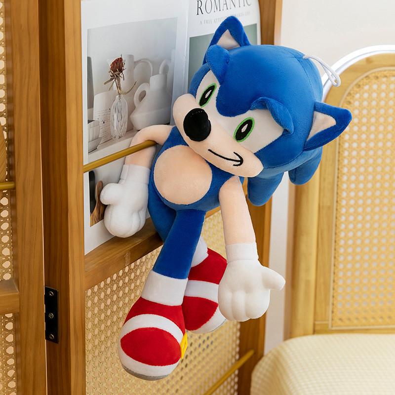 Sonic Hedgehog Plush Toy With Short Pile Fabric For Kids And Collectors