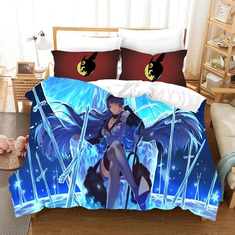 Anime Akame Ga KILL Bedding Set Duvet Cover Bedroom Comforter Covers Single Twin King Size Quilt Cover Home Textile