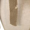 TAN Made In Japan Wool Blend Long Sleeve Knit Bolero F Beige Women Used