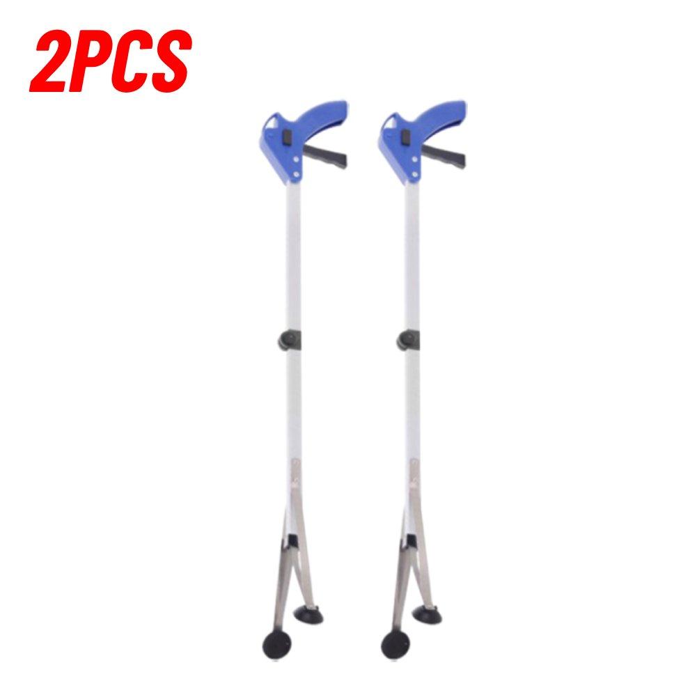 

2-5 шт. Инструмент-захват из алюминиевого сплава, складной клип для мусора, захват, удлиненные щипцы, санитарный захват, принадлежности для уборки