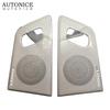 2pc Stainless Postern Door Speaker Audio Ring Cover Trim Fit for Ford  Everest Endeavour 2015 2016 2017 2018