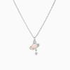 European American Bohemian Style Unisex Women's Turquoise Pendant Necklace Handmade Silver Plated Link Chain