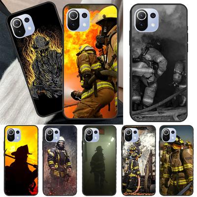 Husa Pompierului Heroes Pompier pentru Xiaomi 11T Pro 12 Mi 11 Lite Husa pentru POCO X3 GT X4 Pro F1 F3 M3 M4 Pro Husa