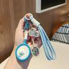 Creative Badminton Keychain Pendant - Sports Education Gift for Backpacks