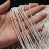 1String, White Natural Freshwater Pearls, Boho Handmade Round Pearl Beads for Jewelry Making DIY Necklaces Crafts (Beads 2-2.5mm, Length 36cm)