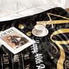 40Th Anniversary Wedding Blanket Flannel Soft Comfortable Home Blanket Warm Blanket Couple Memorial Gift
