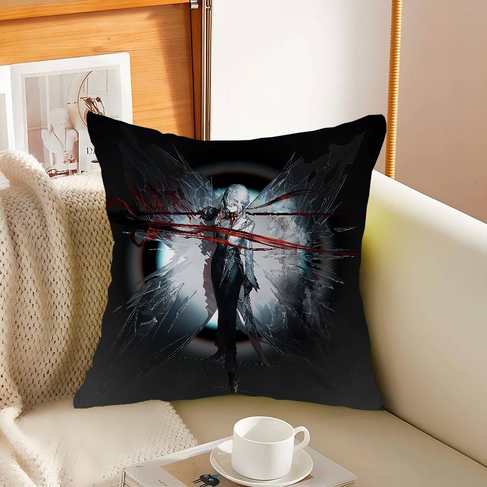 GenshinS Impact Arlecchino Pillowcase Toon Gift Cushion Cover Bedroom Home Sofa Chair Seat Decor Pillow Case