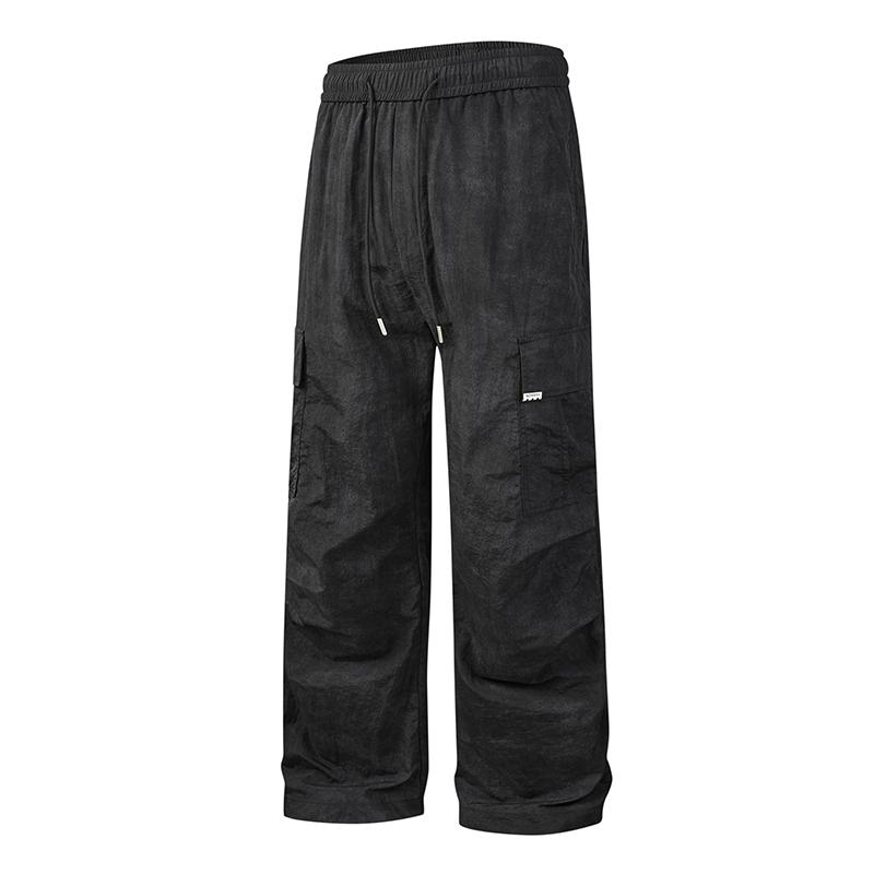 Men Classic Design Multi Flap Pockets Cargo Pants Men Loose Fit Cargo Pants Male Skateboarding Street Camping Trousers