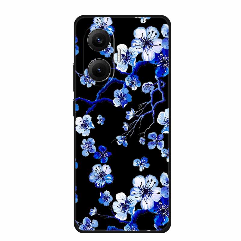 Black Silicone Case For Redmi Turbo 4 Pro A5 4G Case Cartoon Cat Soft Back Cover For Xiaomi Poco X7 Pro C71 Poco M7 4G Plus Case