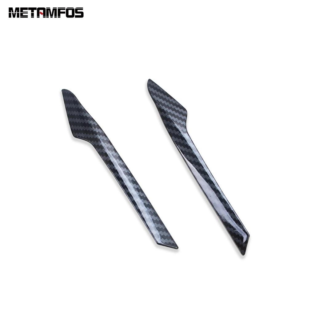 For Honda Civic 2016- CR-V CRV 2017- Carbon Fiber Steering Wheel Cover Molding Trim Frame Sticker Interior Accessories